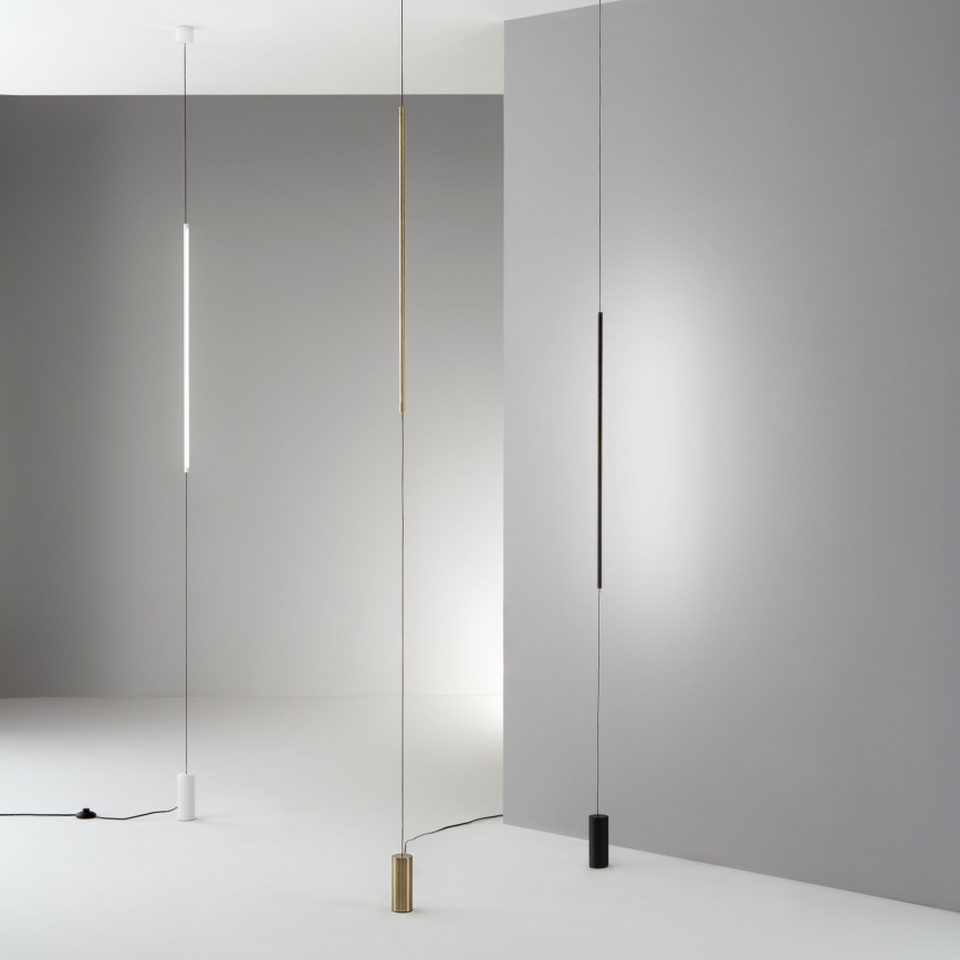Ideal Lux - LED Stojací lampa FILO LED/14W/230V 3000K CRI 90 bílá