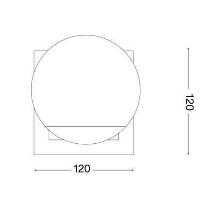 Ideal Lux - LED Stolní lampa ANGOLO 1xG9/3W/230V mosaz