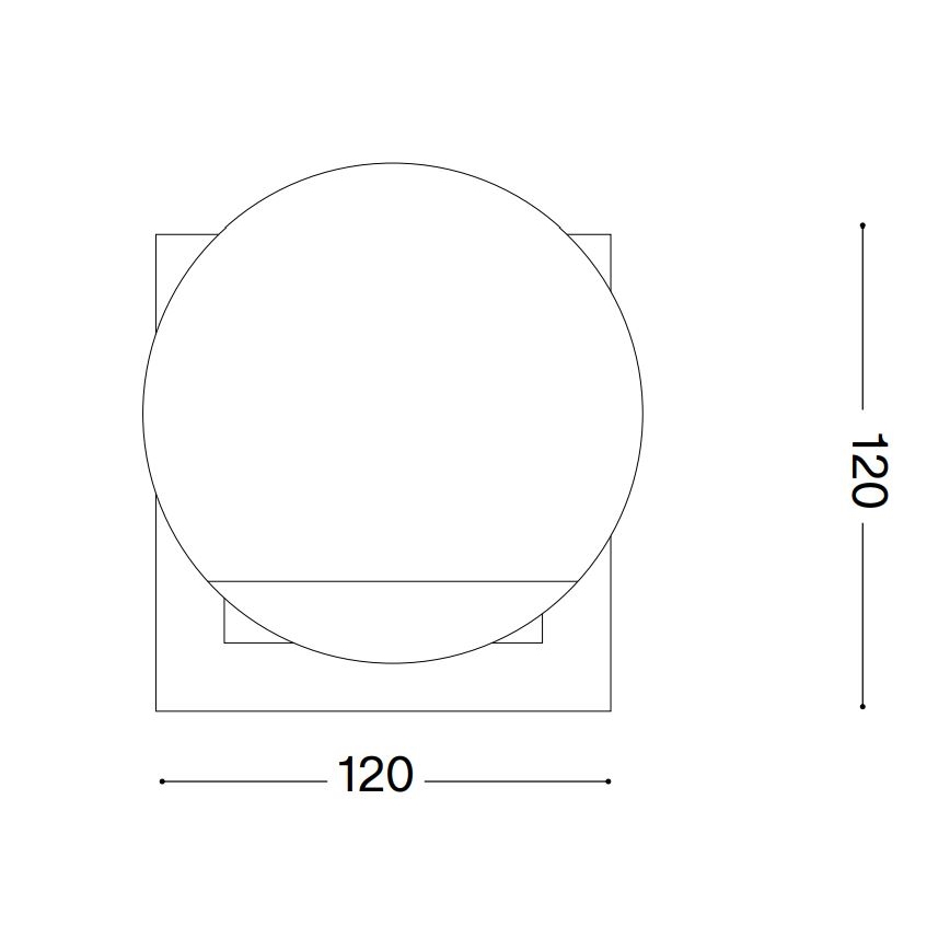 Ideal Lux - LED Stolní lampa ANGOLO 1xG9/3W/230V mosaz
