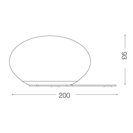 Ideal Lux - LED Stolní lampa NINFEA 1xGX53/9W/230V bílá