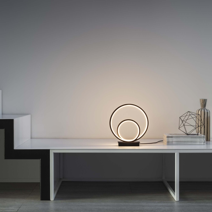 Ideal Lux - LED Stolní lampa OZ LED/22W/230V CRI 90 černá