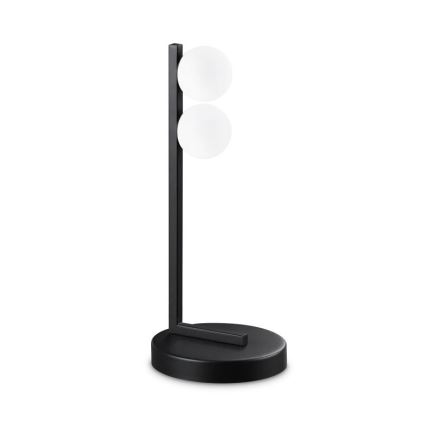 Ideal Lux - LED Stolní lampa PING PONG 2xLED/3W/230V CRI 90 černá