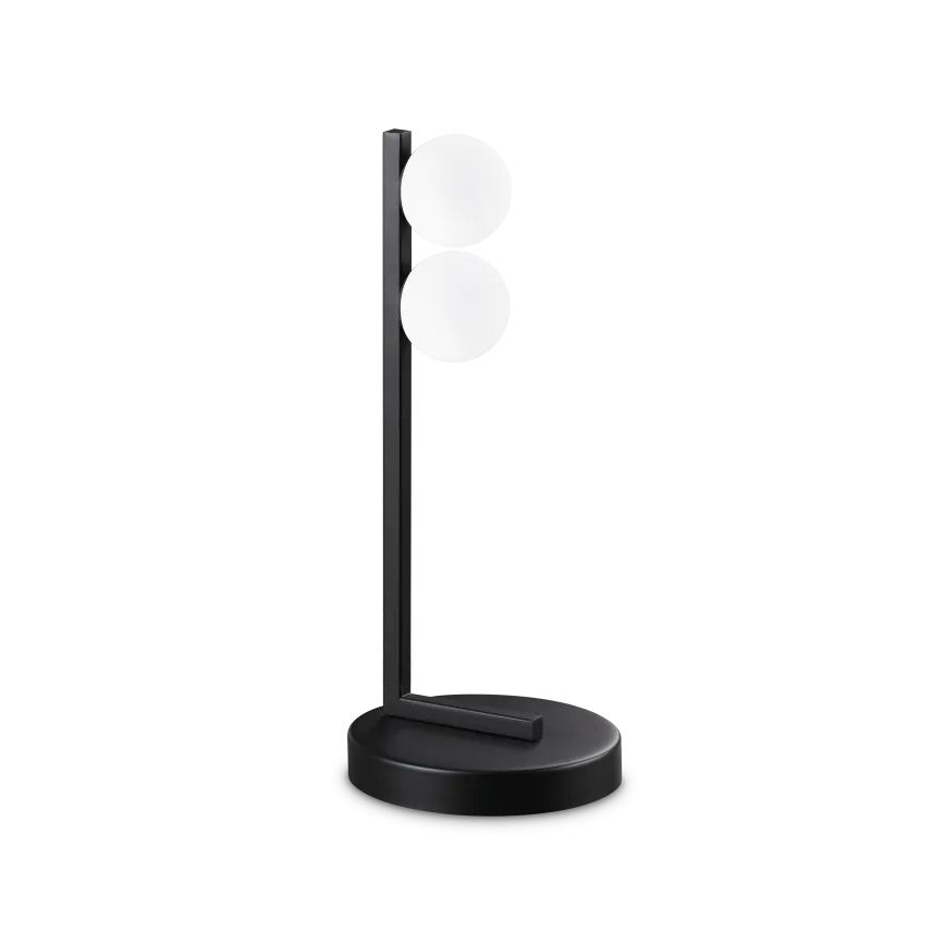 Ideal Lux - LED Stolní lampa PING PONG 2xLED/3W/230V CRI 90 černá
