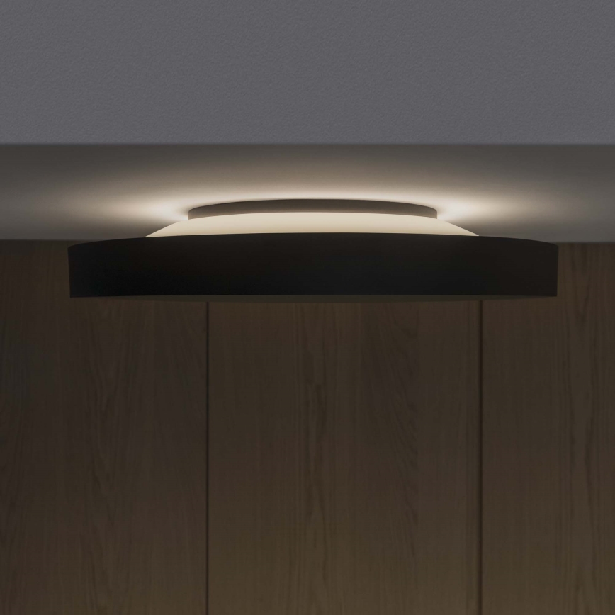 Ideal Lux - LED Stropní svítidlo FLY LED/26W/230V 2700K pr. 45 cm CRI 90 IP40 černá