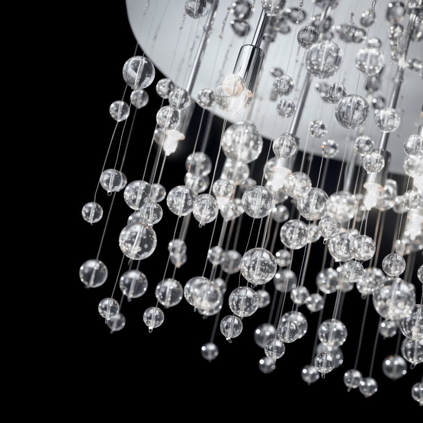 Ideal Lux - LED Stropní svítidlo NEVE 15xG9/3W/230V pr. 80 cm lesklý chrom