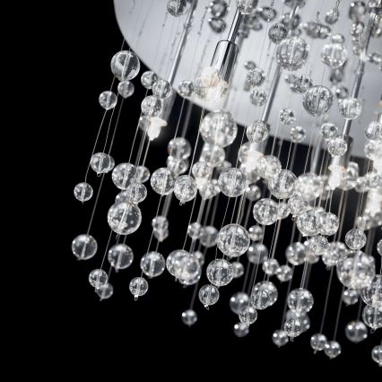 Ideal Lux - LED Stropní svítidlo NEVE 8xG9/3W/230V pr. 40,5 cm lesklý chrom