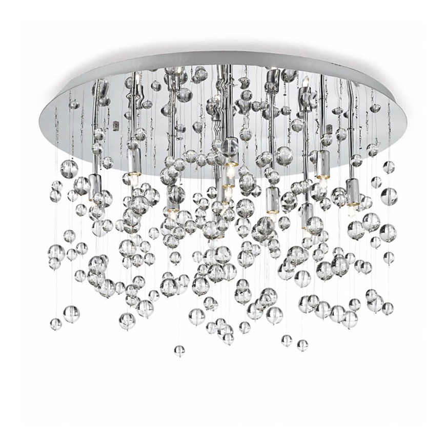 Ideal Lux - LED Stropní svítidlo NEVE 8xG9/3W/230V pr. 40,5 cm lesklý chrom
