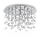 Ideal Lux - LED Stropní svítidlo NEVE 8xG9/3W/230V pr. 40,5 cm lesklý chrom