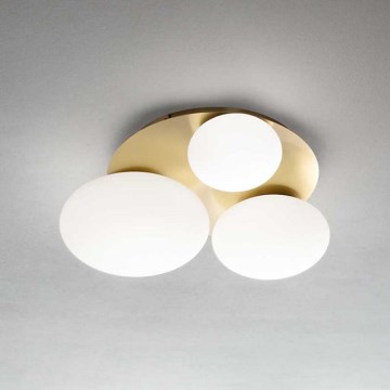 Ideal Lux - LED Stropní svítidlo NINFEA 3xGX53/9W/230V zlatá