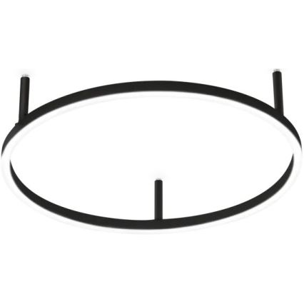 Ideal Lux - LED Stropní svítidlo ORACLE SLIM LED/29W/230V 2700K pr. 50 cm černá