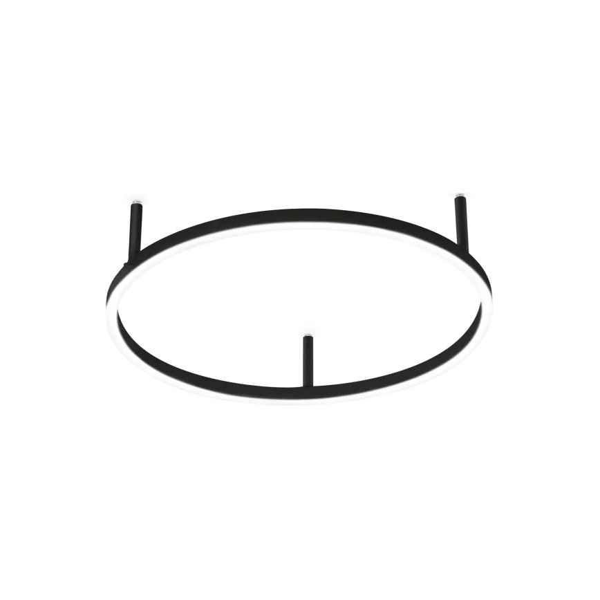 Ideal Lux - LED Stropní svítidlo ORACLE SLIM LED/29W/230V 2700K pr. 50 cm černá