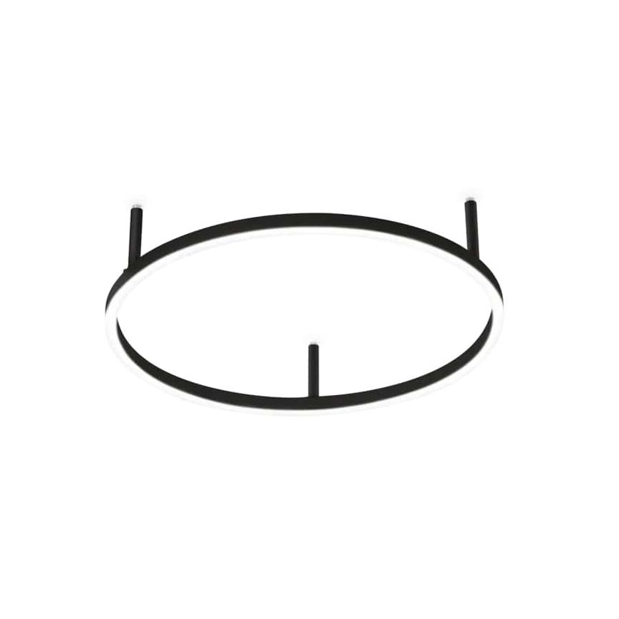 Ideal Lux - LED Stropní svítidlo ORACLE SLIM LED/32W/230V 3000K pr. 50 cm černá
