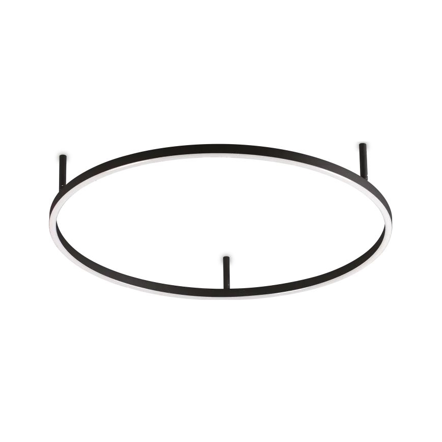 Ideal Lux - LED Stropní svítidlo ORACLE SLIM LED/37W/230V 2700K pr. 70 cm černá