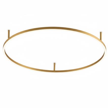 Ideal Lux - LED Stropní svítidlo ORACLE SLIM LED/37W/230V 3000K CRI 90 pr. 70 cm zlatá