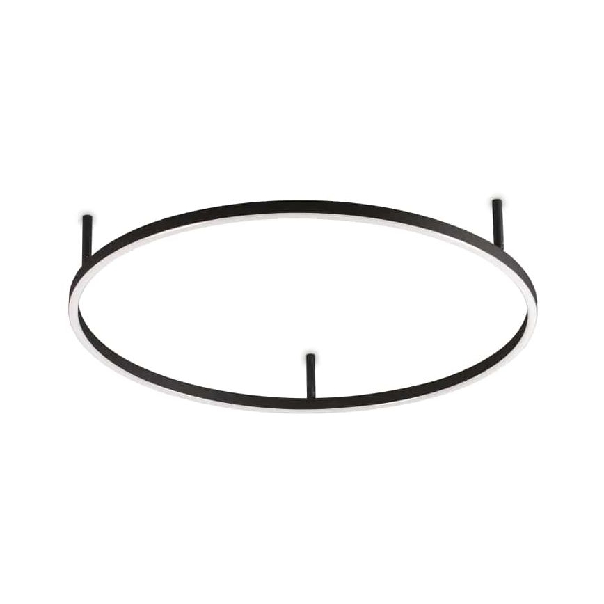 Ideal Lux - LED Stropní svítidlo ORACLE SLIM LED/38W/230V 3000K pr. 70 cm černá