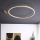 Ideal Lux - LED Stropní svítidlo ORACLE SLIM LED/53W/230V 3000K CRI 90 pr. 90 cm zlatá