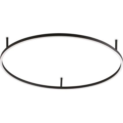 Ideal Lux - LED Stropní svítidlo ORACLE SLIM LED/53W/230V 4000K pr. 90 cm černá
