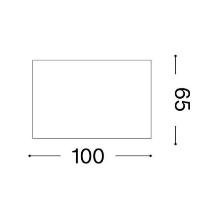 Ideal Lux - LED Stropní svítidlo SPIKE 1xGX53/9W/230V měď