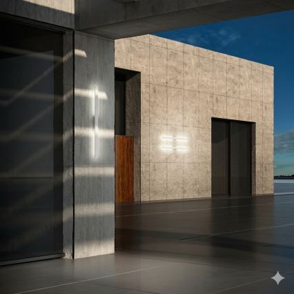 Ideal Lux - LED Venkovní nástěnné svítidlo LINEA LED/20W/230V CRI 90 104 cm IP54 bílá