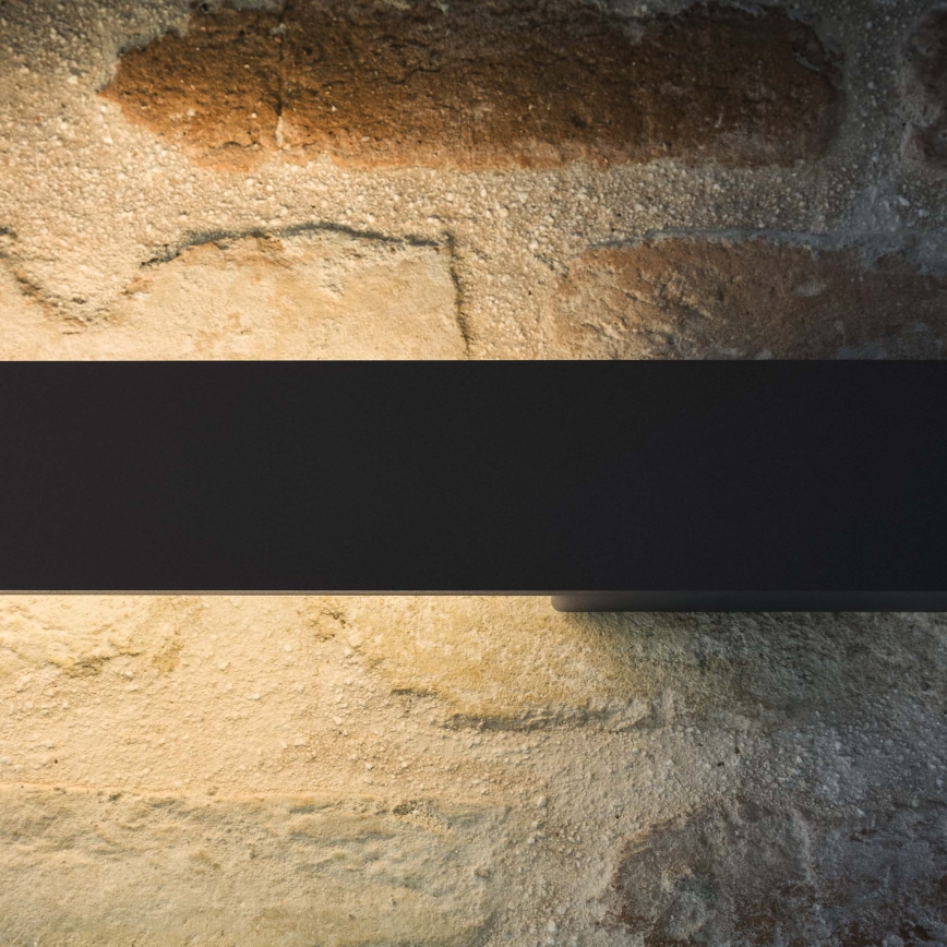 Ideal Lux - LED Venkovní nástěnné svítidlo LINEA LED/20W/230V CRI 90 104 cm IP54 černá