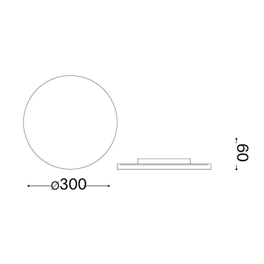 Ideal Lux - LED Venkovní nástěnné svítidlo PUNTO LED/16W/230V CRI 90 pr. 30 cm IP54 hnědá