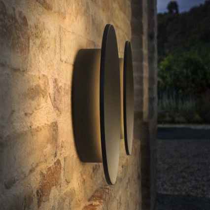 Ideal Lux - LED Venkovní nástěnné svítidlo PUNTO LED/9W/230V CRI 90 pr. 18 cm IP54 antracit