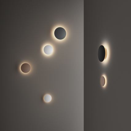 Ideal Lux - LED Venkovní nástěnné svítidlo PUNTO LED/9W/230V CRI 90 pr. 18 cm IP54 hnědá