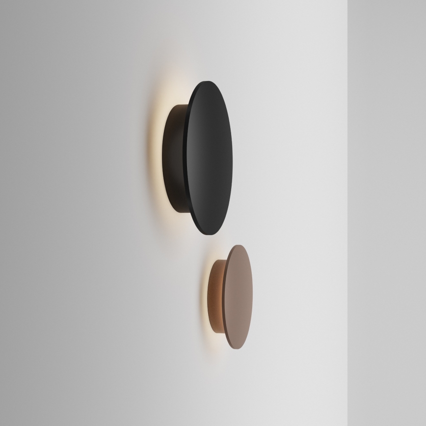 Ideal Lux - LED Venkovní nástěnné svítidlo PUNTO LED/9W/230V CRI 90 pr. 18 cm IP54 hnědá