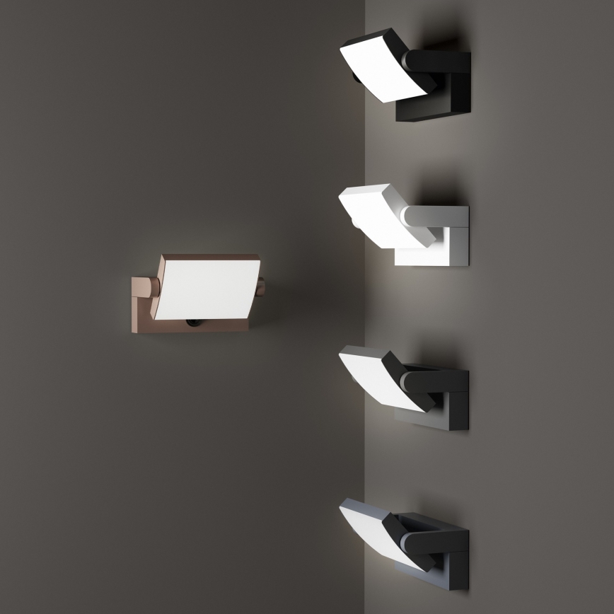Ideal Lux - LED Venkovní nástěnné svítidlo se senzorem SWIPE LED/21W/230V CRI 90 IP54 šedá