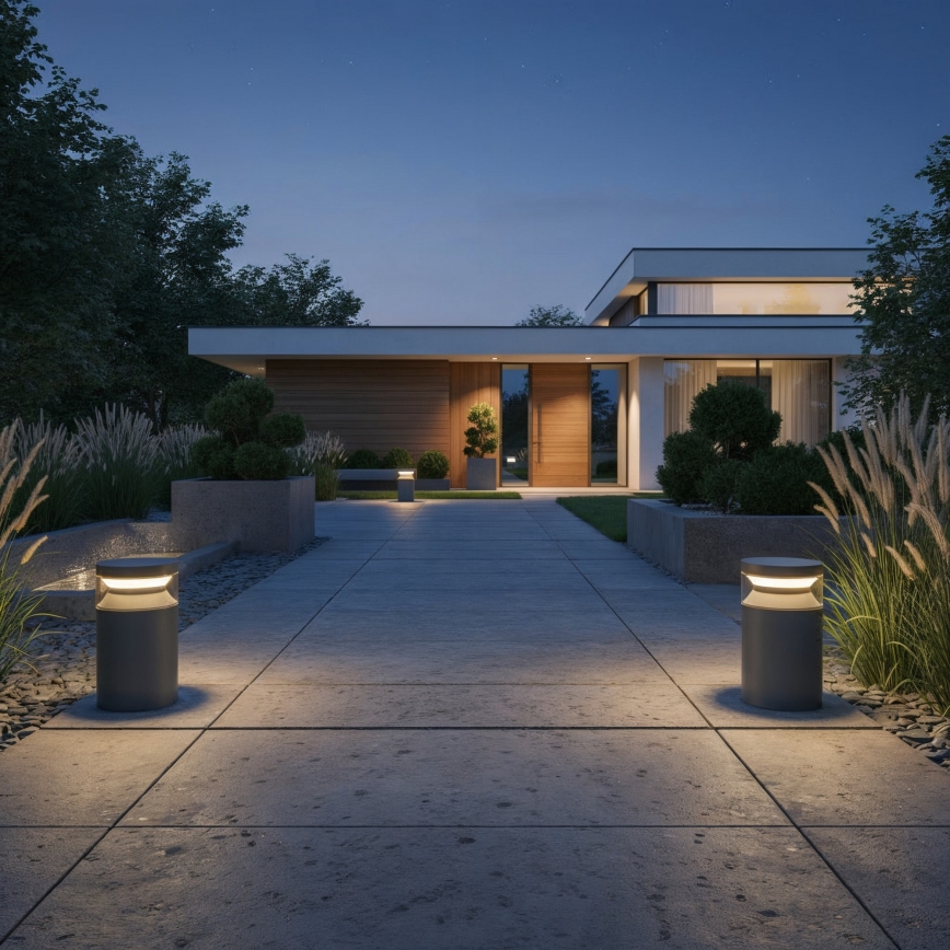 Ideal Lux - LED Venkovní lampa BOEING LED/14W/230V 15 cm CRI 90 IP65 antracit