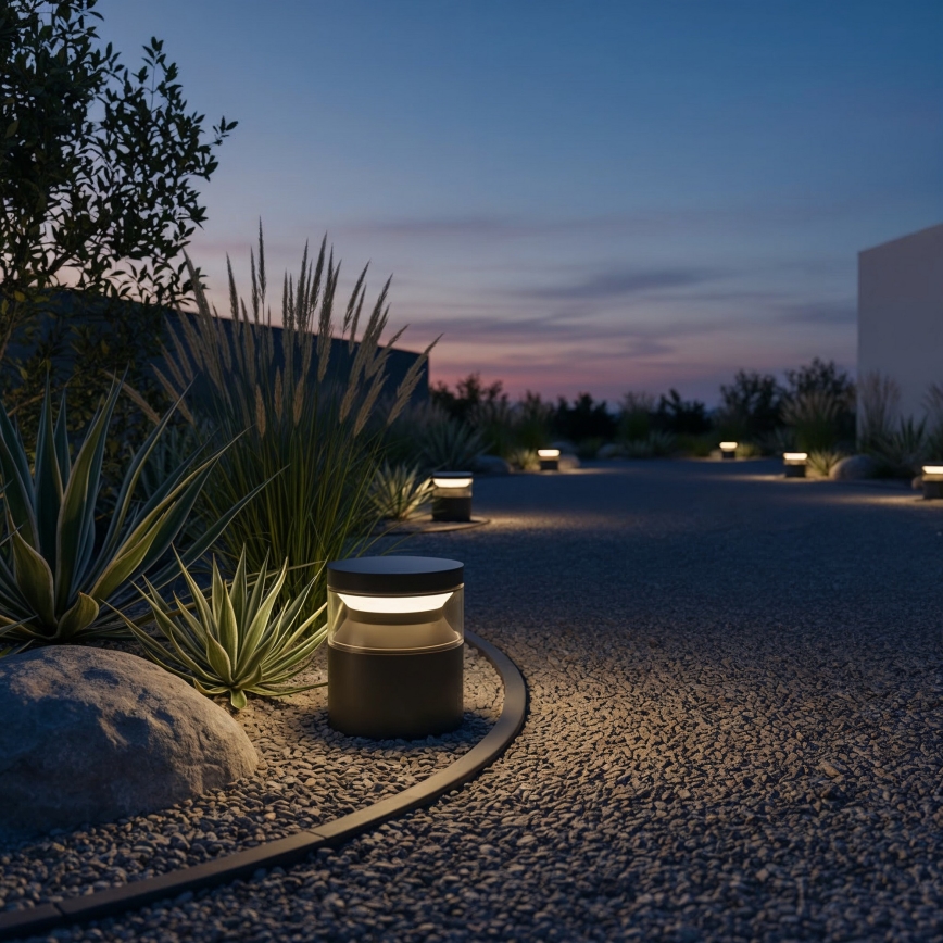 Ideal Lux - LED Venkovní lampa BOEING LED/14W/230V 15 cm CRI 90 IP65 černá