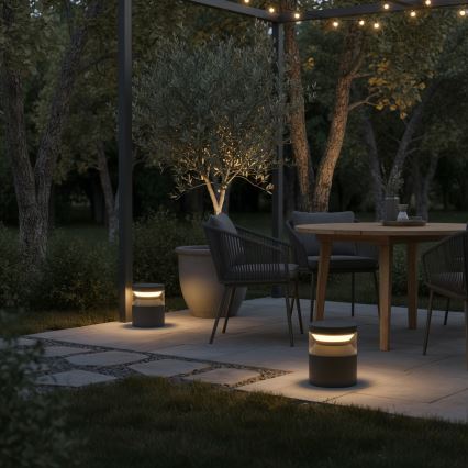 Ideal Lux - LED Venkovní lampa BOEING LED/14W/230V 15 cm CRI 90 IP65 černá