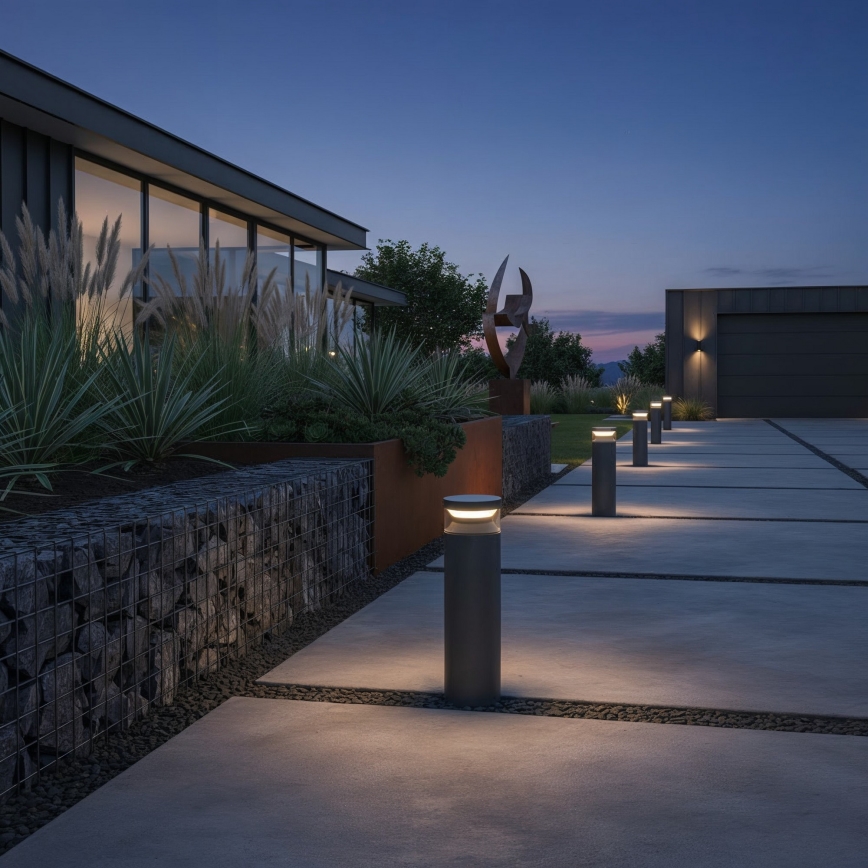 Ideal Lux - LED Venkovní lampa BOEING LED/14W/230V 40 cm CRI 90 IP65 černá