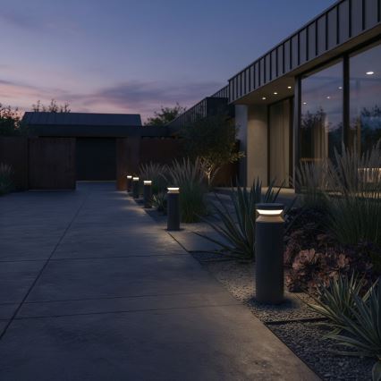 Ideal Lux - LED Venkovní lampa BOEING LED/14W/230V 40 cm CRI 90 IP65 černá