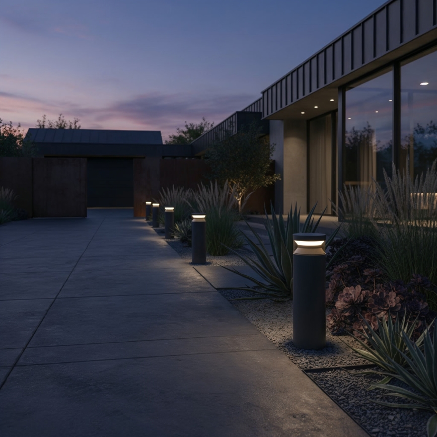 Ideal Lux - LED Venkovní lampa BOEING LED/14W/230V 40 cm CRI 90 IP65 černá