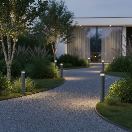 Ideal Lux - LED Venkovní lampa BOEING LED/14W/230V pr. 70 cm CRI 90 IP65 antracit