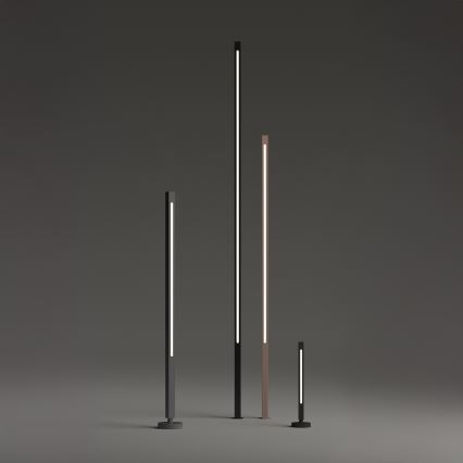 Ideal Lux - LED Venkovní lampa JEDI LED/12W/230V 80 cm CRI 90 IP65 hnědá