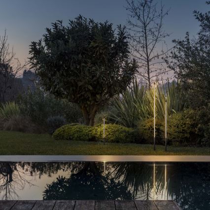 Ideal Lux - LED Venkovní lampa JEDI LED/19W/230V 120 cm CRI 90 IP65 antracit