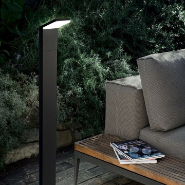 Ideal Lux- LED Venkovní lampa STYLE LED/8,5W/230V 4000K 100 cm CRI 90 IP54 černá