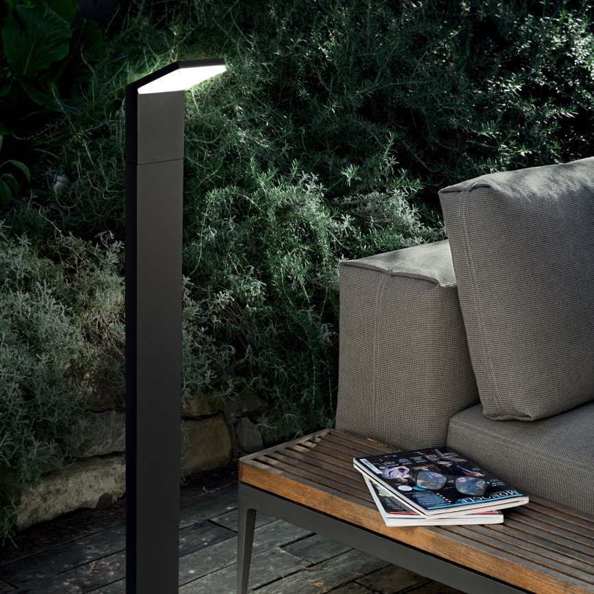 Ideal Lux- LED Venkovní lampa STYLE LED/8,5W/230V 4000K 100 cm CRI 90 IP54 černá