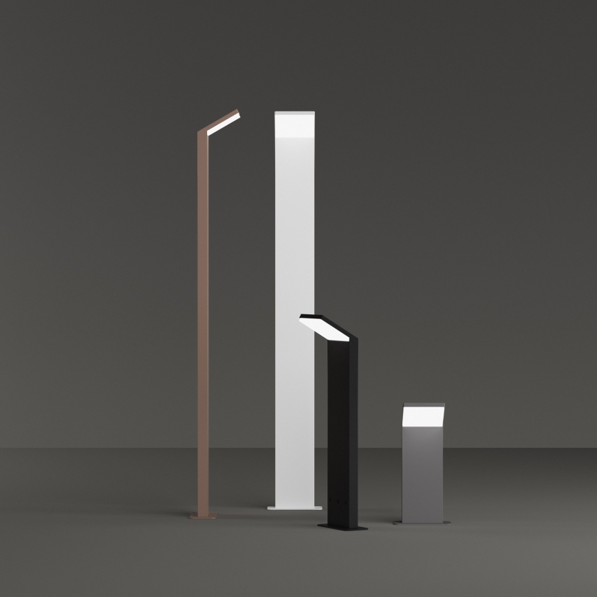 Ideal Lux- LED Venkovní lampa STYLE LED/8,5W/230V 4000K 100 cm CRI 90 IP54 černá