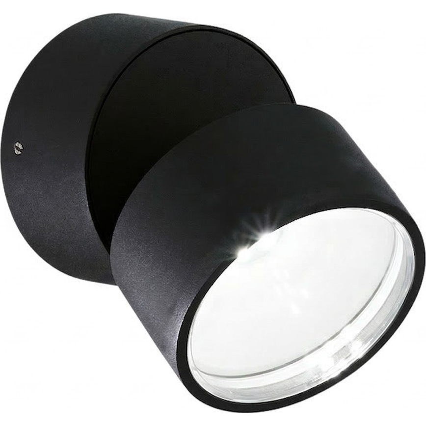 Ideal Lux - LED Venkovní nástěnné svítidlo OMEGA LED/7W/230V CRI 90 IP54 černá