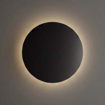 Ideal Lux - LED Venkovní nástěnné svítidlo PUNTO LED/16W/230V CRI 90 pr. 30 cm IP54 černá