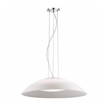 Ideal Lux - Lustr na lanku 3xE27/60W/230V pr. 64 cm bílá
