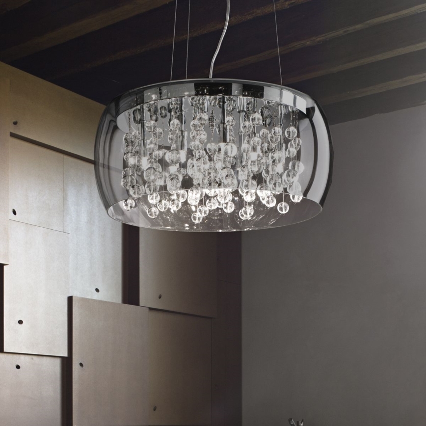 Ideal Lux - Lustr na lanku AUDI 5xG9/40W/230V kouřová