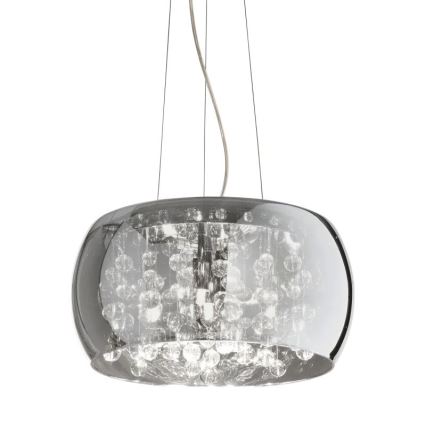 Ideal Lux - Lustr na lanku AUDI 5xG9/40W/230V kouřová