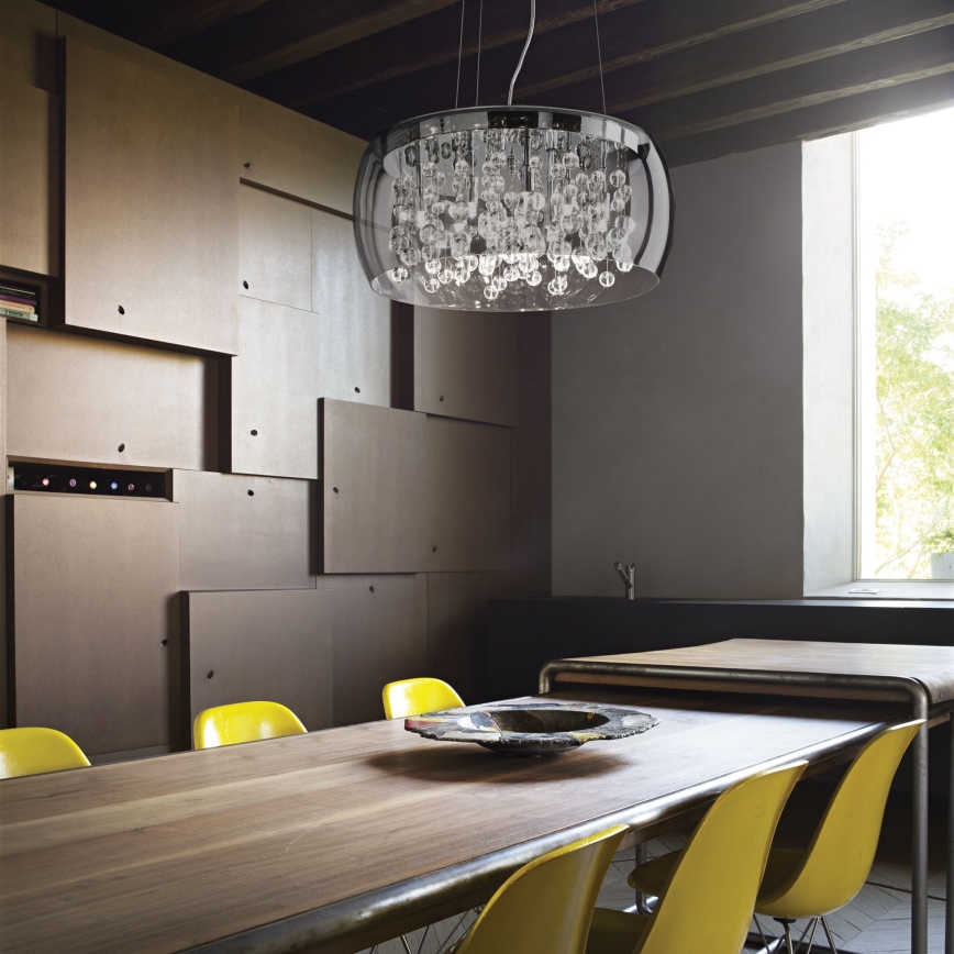 Ideal Lux - Lustr na lanku AUDI 5xG9/40W/230V kouřová
