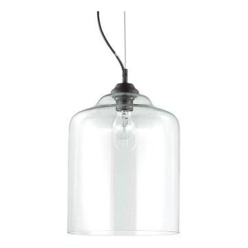 Ideal Lux - Lustr na lanku BISTRO 1xE27/60W/230V pr. 24 cm čirá