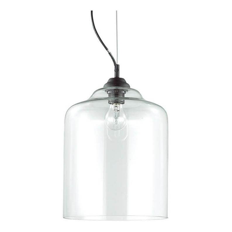 Ideal Lux - Lustr na lanku BISTRO 1xE27/60W/230V pr. 24 cm čirá