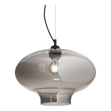 Ideal Lux - Lustr na lanku BISTRO 1xE27/60W/230V pr. 40 cm kouřová
